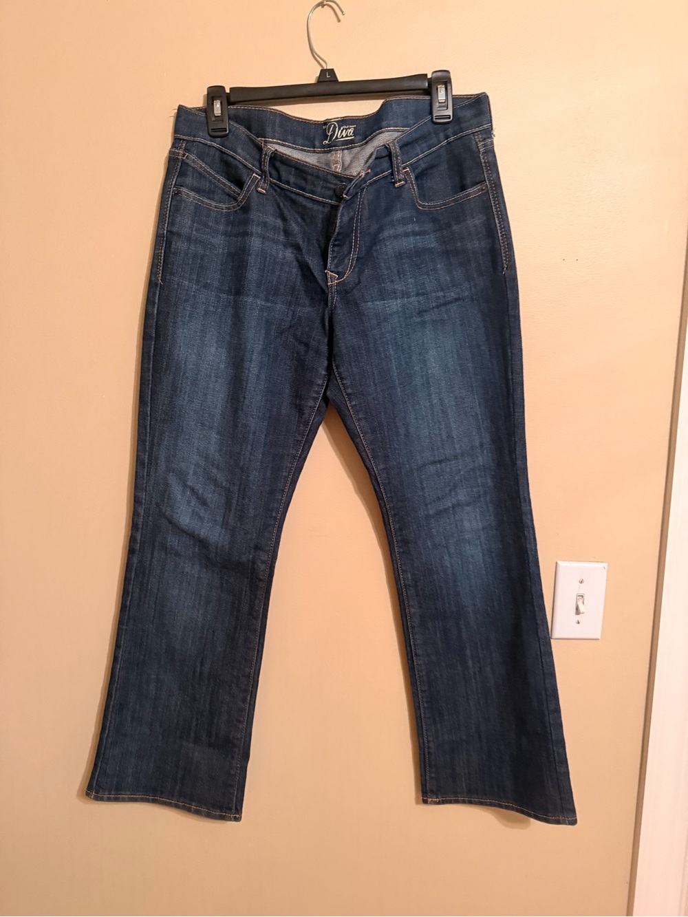 Diva Dark Blue Flare Jeans